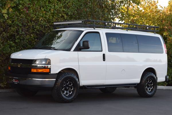 2013 Chevrolet Express G1500 AWD - LIFTED / BEEFY TIRES / CUSTOM RACK! for sale in Beaverton, OR – photo 2
