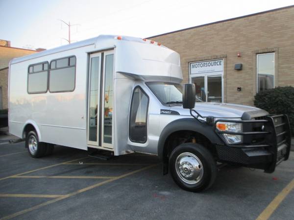 2012 Ford Super Duty F-550 4WD 15-Passenger Turbo Diesel Bus 4X4 F550 for sale in Highland Park, IL