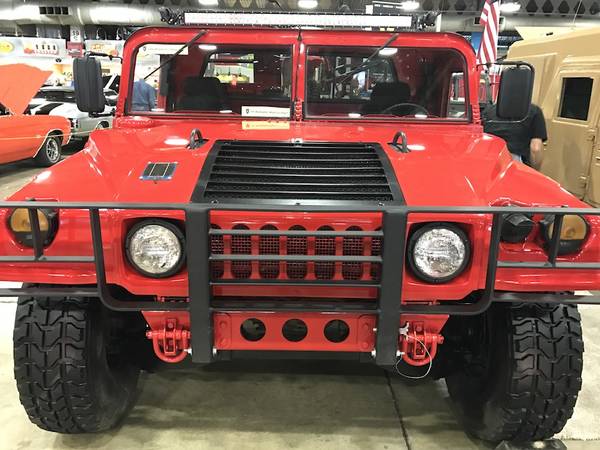 Military Humvee Truck 4X4 Pickup - RED | On-Road Title | Am General for sale in Catoosa, OK – photo 2