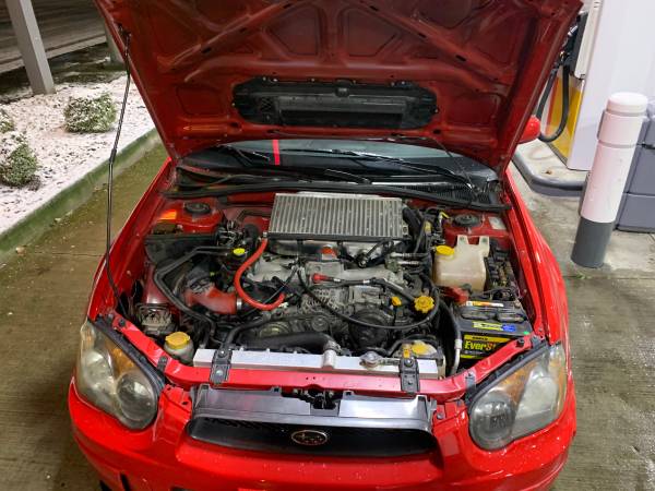 2005 Subaru WRX RED, 1, 000 miles on rebuild, fresh paint job - cars for sale in Vancouver, OR – photo 9