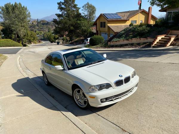 2002 BMW 330ci Coupe Alpine White / Natural Brown interior - cars &... for sale in San Diego, CA – photo 3