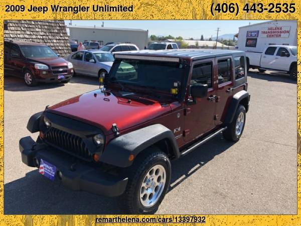 2009 Jeep Wrangler Unlimited 4WD 4dr X - cars & trucks - by dealer -... for sale in Helena, MT