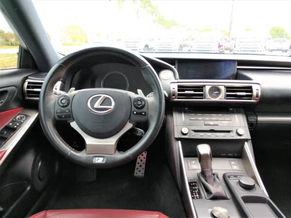 2015 LEXUS IS 250 RED LEATHER SEATS 24K MILE $3000 DOWN WE FINANCE ALL for sale in Pompano Beach, FL – photo 16