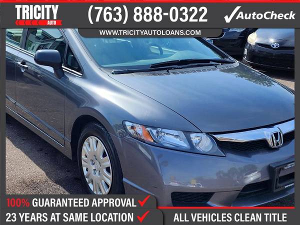 2010 Honda CIVIC VP For Only 174/mo - - by dealer for sale in Columbia Heights, MN – photo 8