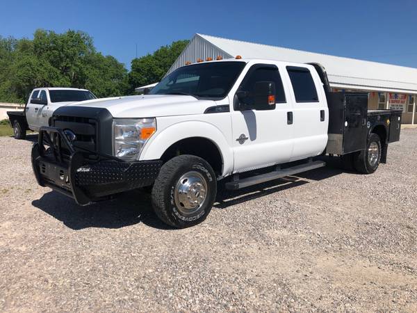 2013 FORD F350 CREW CAB DIESEL 4WD W/ KNAPHEIDE BED for sale in Stratford, MO