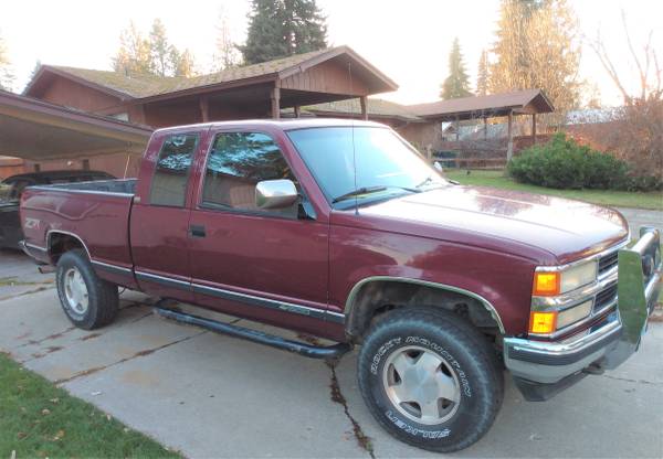 1994 Chevy 1500 4x4 short box ex-cab - cars & trucks - by owner -... for sale in Greenacres, WA – photo 6
