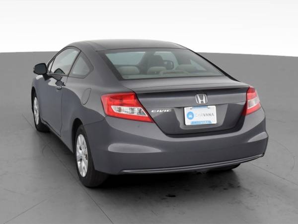 2012 Honda Civic LX Coupe 2D coupe Gray - FINANCE ONLINE - cars &... for sale in Washington, District Of Columbia – photo 8