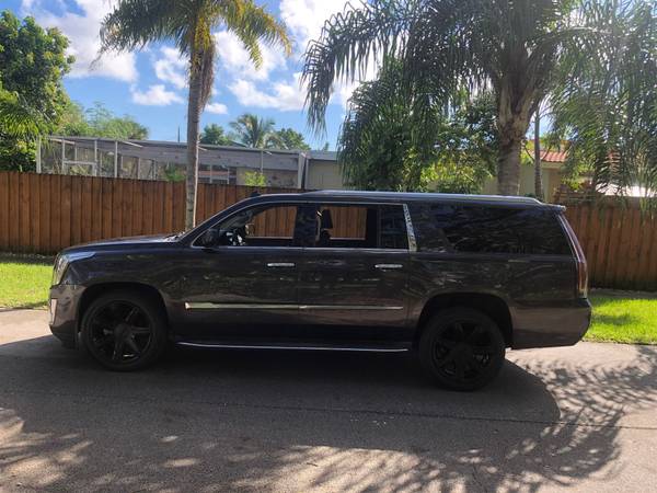 2015 CADILLAC ESCALADE ESV/DVD/4WD - - by dealer for sale in Hollywood, FL – photo 5