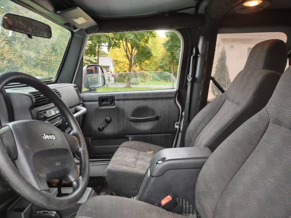 05 JEEP WRANGLER 4 0 6cyl/NO RUST - - by dealer for sale in Vails Gate, NY – photo 7