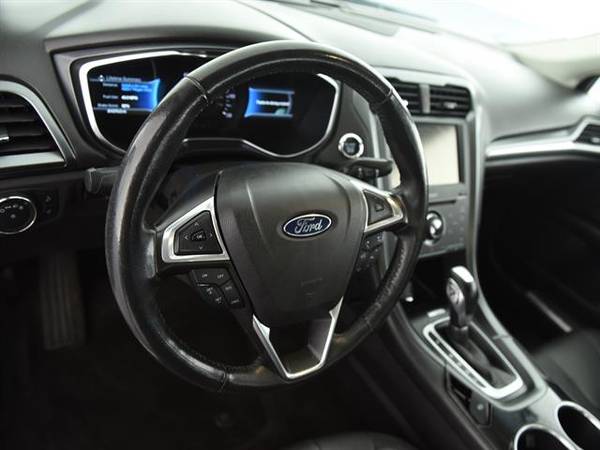 2013 Ford Fusion Titanium Hybrid Sedan 4D sedan Maroon - FINANCE for sale in Atlanta, GA – photo 2