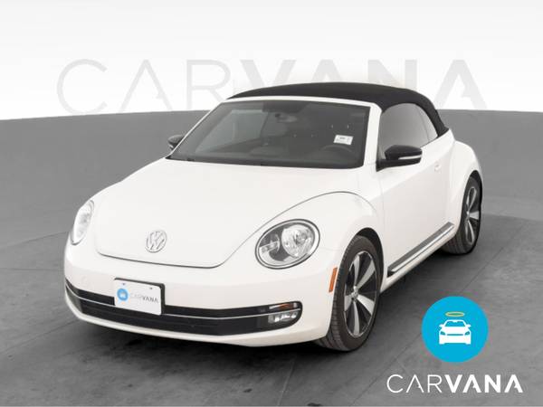 2013 VW Volkswagen Beetle Turbo Convertible 2D Convertible White - -... for sale in Ocean City, MD