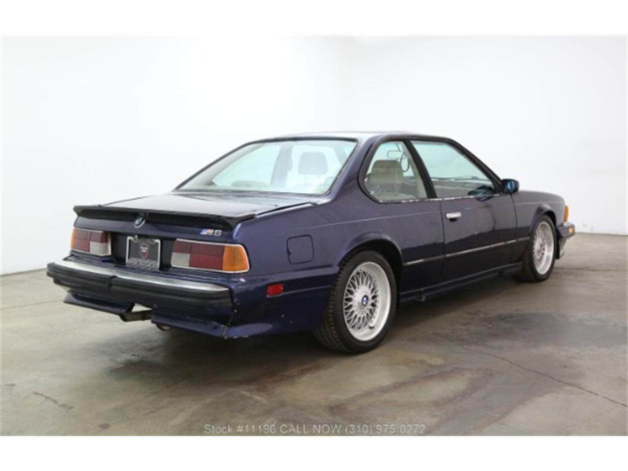 1987 BMW M6 for sale in Beverly Hills, CA – photo 3
