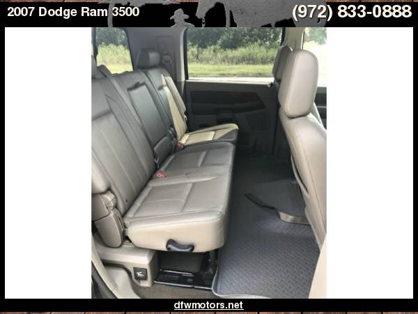 2007 Dodge Ram 3500 Mega Cab Lamarie Dually for sale in Lewisville, TX – photo 23