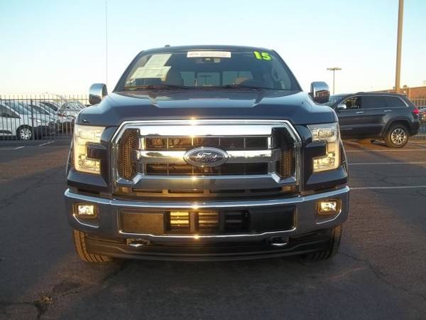 2015 Ford F-150 Lariat Crew Cab 4WD Blue Jeans for sale in Glendale, AZ – photo 9