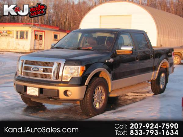2010 Ford F-150 King Ranch SuperCrew 6 5ft Bed 4WD for sale in Corinna, ME
