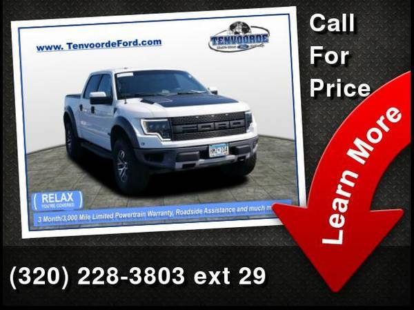 2014 Ford F-150 SVT Raptor 0 Down Delivers! - - by for sale in ST Cloud, MN