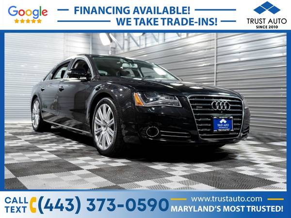 2013 Audi A8 L 30L Supercharged AWD Luxury Sedan for sale in Sykesville, MD – photo 4