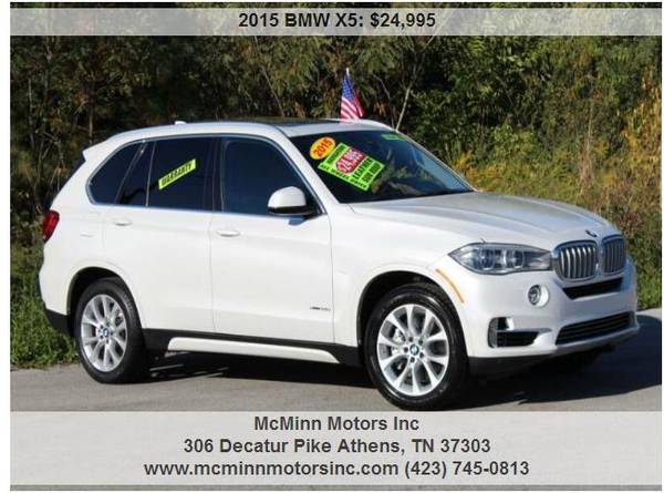 2015 BMW X5 xDrive50i - NAV! Dual DVDs! 360 Backup Cam! FULLY for sale in Athens, TN