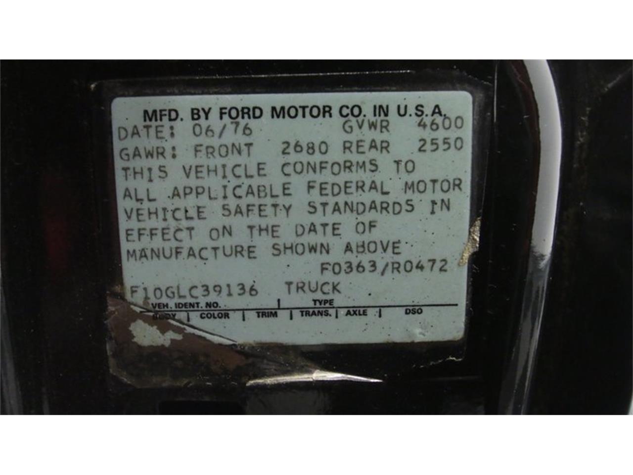 1976 Ford F100 for sale in Lithia Springs, GA – photo 62