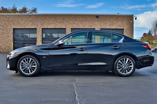 2018 INFINITI Q50 3 0t LUXE AWD Black Obsidian for sale in Oak Forest, IL – photo 3