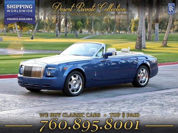 2008 Rolls-Royce Phantom Drophead Convertible 14k Miles Convertible - for sale in Palm Desert, TX