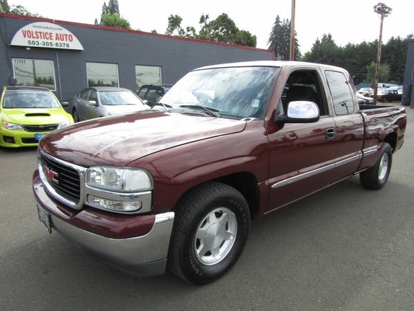2002 GMC Sierra 1500 Ext Cab SLE BURGANDY 2 OWNER SUPER SHARP ! for sale in Milwaukie, OR – photo 2