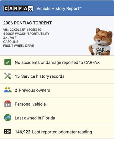 2006 Pontiac Torrent for sale in largo, FL – photo 2