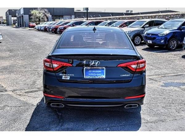 2015 Hyundai Sonata Limited sedan Phantom Black for sale in El Paso, TX – photo 4
