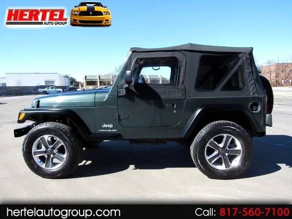 2003 Jeep Wrangler SE 5-Spd 4x4 Soft Top with 100K & Clean CARFAX for sale in Fort Worth, TX