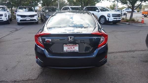 2016 Honda Civic LX sedan Blue - - by dealer - vehicle for sale in Chicago, IL – photo 5