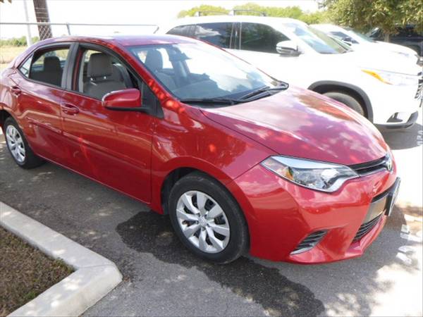 **2016 Toyota Corolla LE: Red 43K Loaded Clean Title Carfax Certified! for sale in Del Valle, TX – photo 2