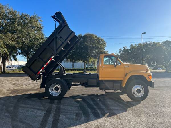 1996 Ford F-800 Dump Truck Yellow - - by dealer for sale in West Palm Beach, FL – photo 19