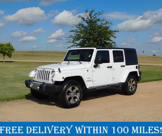 2017 Jeep Wrangler Unlimited Sahara for sale in Denison, TX