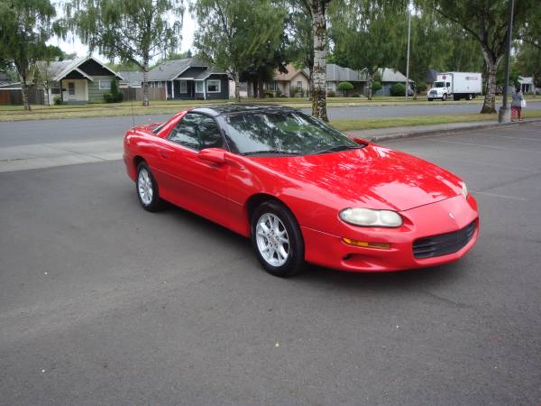 2001 CHEVROLET CAMARO T-TOP BRIGHT RED V6 AUTO ALLOYS !!!!! for sale in LONGVIEW WA 98632, OR – photo 12