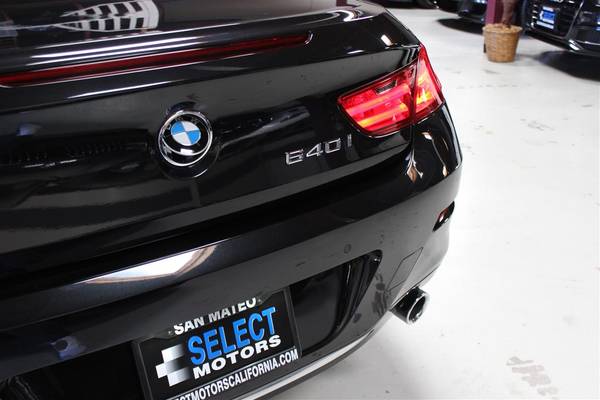 2016 BMW 640i COUPE BLACK/BLACK.NAV/IPOD/USB/WARRANTY/1OWNER for sale in SF bay area, CA – photo 9
