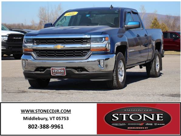 2016 CHEVROLET 1500 LT DOUBLE CAB - - by dealer for sale in Middlebury, VT