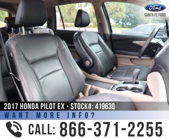 2017 HONDA PILOT EX Leather Seats - Remote Start - Touch for sale in Alachua, FL – photo 21