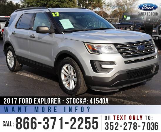 2017 FORD EXPLORER Cruise Control, Bluetooth, Backup Camera for sale in Alachua, FL