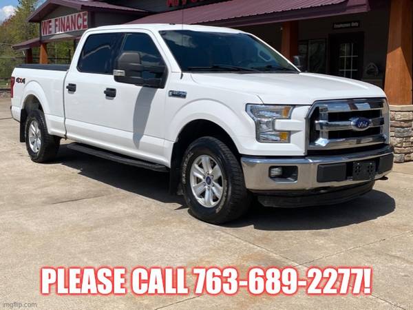 2015 FORD F150 XLT, CREW CAB, 4X4, 5 0 V8 , 161, XXX MILES - cars & for sale in Cambridge, MN