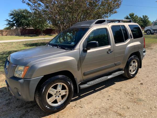Up for sale a 2005 Nissan Xterra for sale in Mansfield, TX