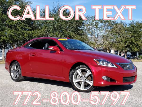 Rare Find 2012 LEXUS IS 250 C Convertible - LOW MILES - cars & for sale in Fort Pierce, FL – photo 2