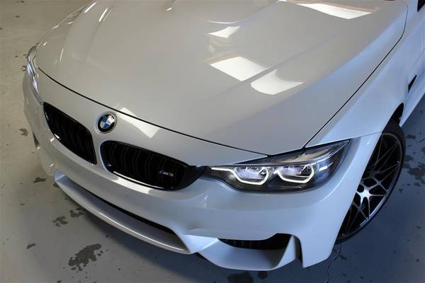 2018 BMW M3 COMPETITION PK WHITE.NAV/iPOD/USB/444HP/WARRANTY/17K MLS for sale in SF bay area, CA – photo 4