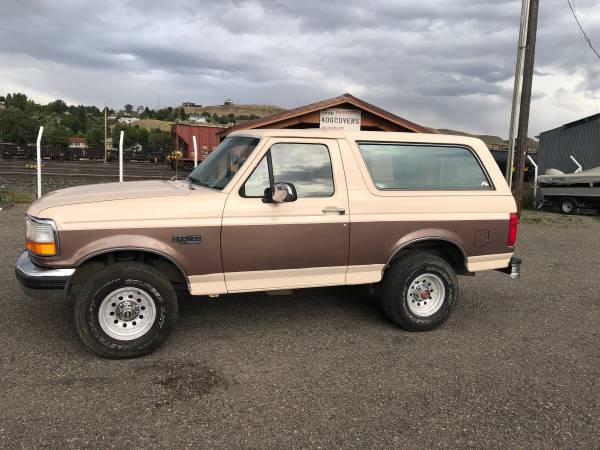 1992 FORD BRONCO 4X4 for sale in LIVINGSTON, MT