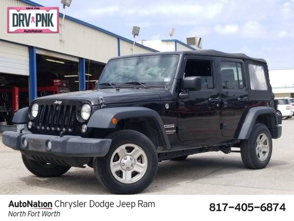 2016 Jeep Wrangler Unlimited Sport 4x4 4WD Four Wheel SKU:GL119563 for sale in Fort Worth, TX