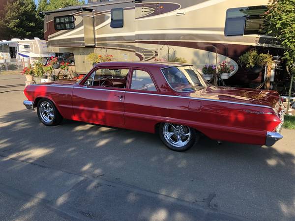1963 Chevrolet Biscayne 2 door post for sale in Lakeside, OR – photo 5