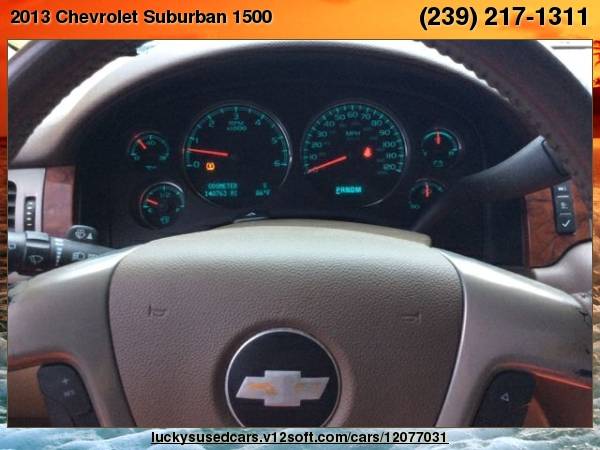 2013 Chevrolet Suburban 1500 LT Sport Utility 4D Lucky's SW Premier... for sale in North Fort Myers, FL – photo 10