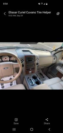 2004 ford f150 loriat all lather clean tittle - - by for sale in Phoenix, AZ – photo 5