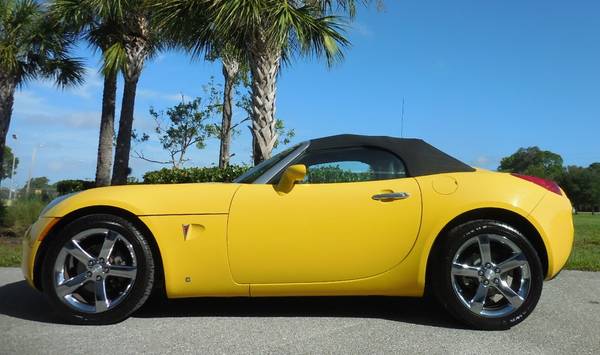 2007 Pontiac Solstice Convertible Mean Yellow 72k Miles - cars &... for sale in Fort Myers, FL – photo 8