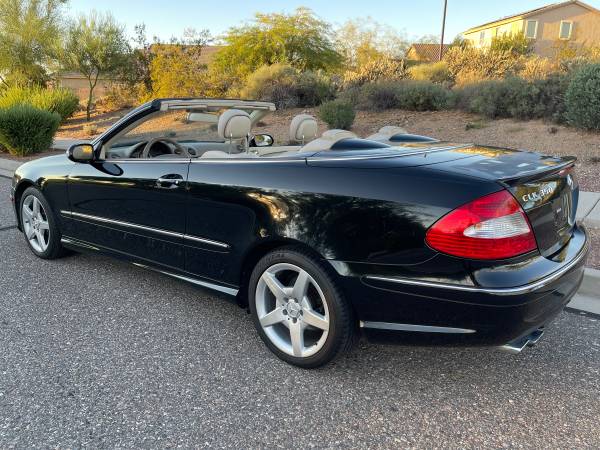 2009 MERCEDES-BENZ CLK 350 AMG CONVERTIBLE ONLY 82K MILES - cars for sale in Phoenix, AZ – photo 3