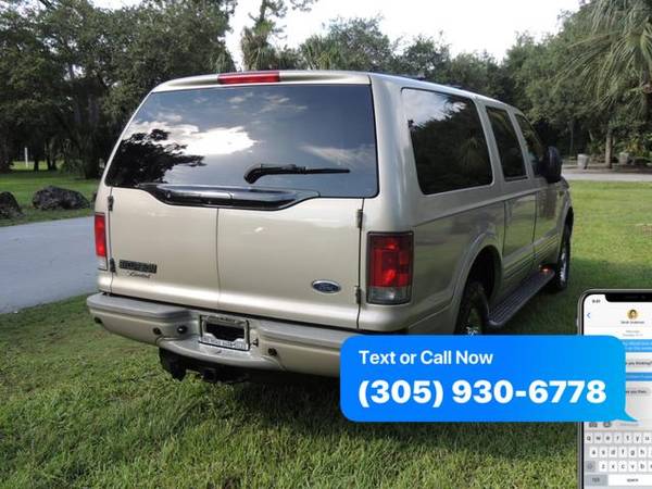 2005 Ford Excursion 137 WB 6.0L Limited 4WD CALL / TEXT (305) for sale in Miami, FL – photo 5